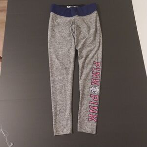 Victoria's Secret PINK Gray and Navy Leggings